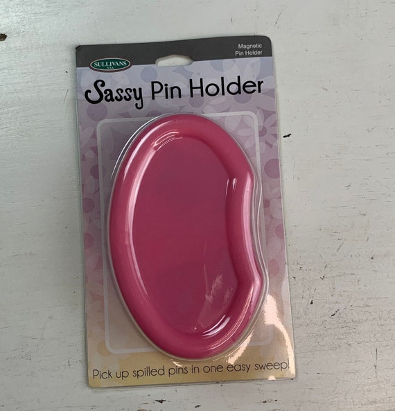 Sassy Pin Holder Magnetic by Sullivans Made in USA Fabric and