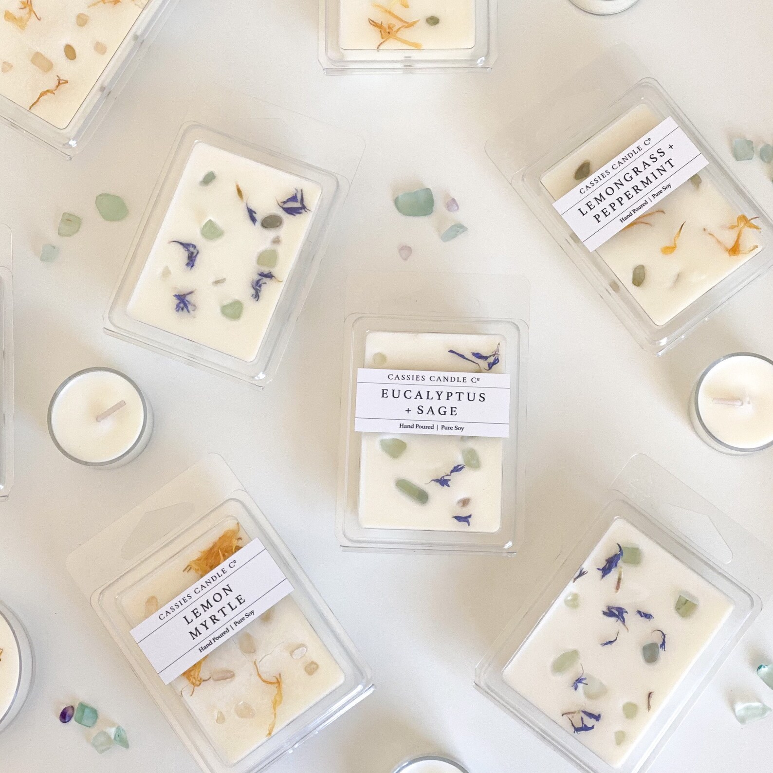 Natural Soy Wax Melts Botanical Essential Oil Melts 6 pack Etsy