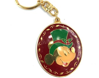 1994 Tokyo Disneyland Mickey Mouse Christmas Key Chain