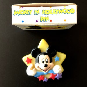 1989 Micky Maus Stern Brosche von Avon