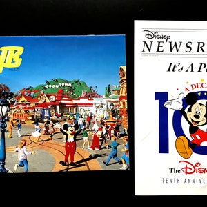 1990s Disney Cast Member Magazines