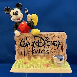 1990s Walt Disney Schmid Counter Dealer Sign.