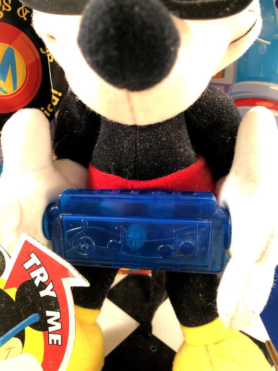 1999 Mickey Mouse Tuney Bopper Doll - Etsy