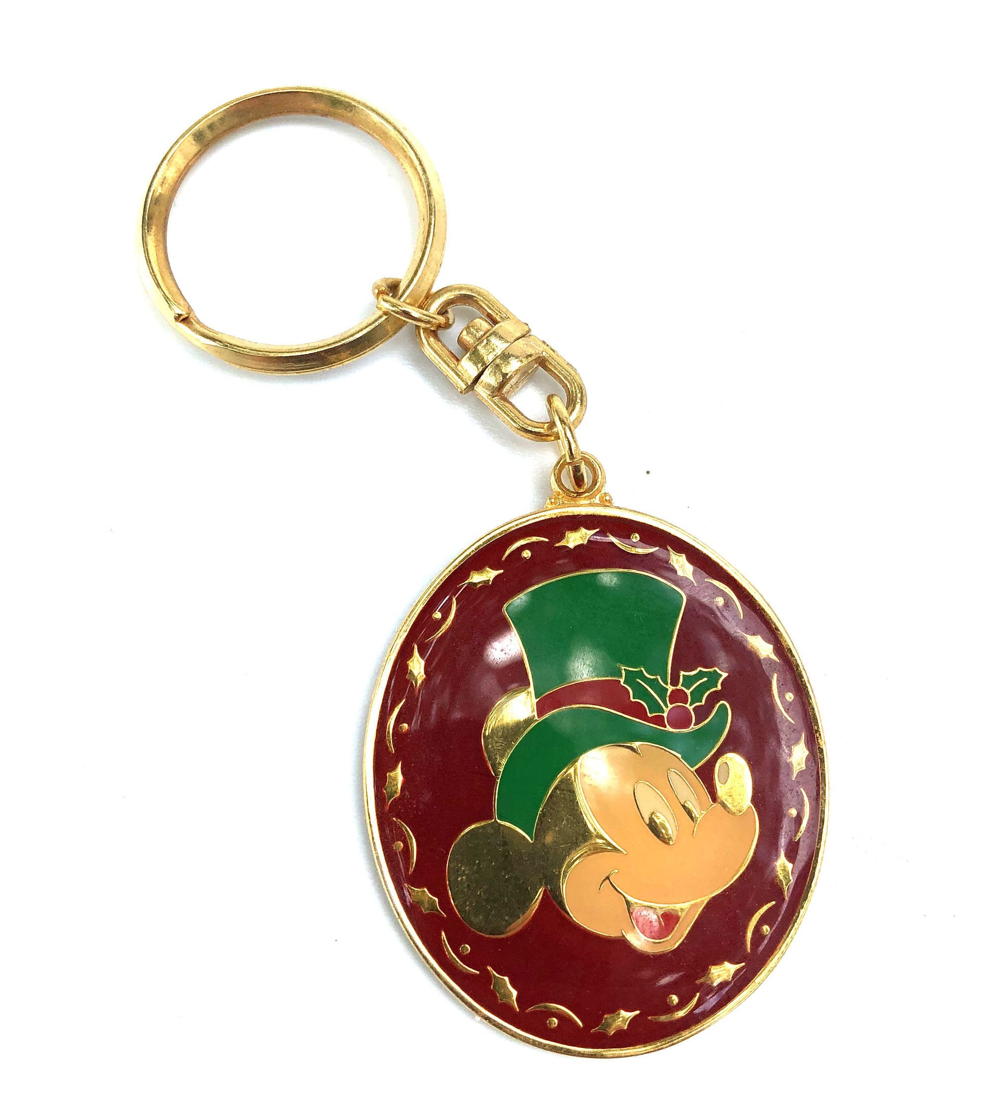 Tokyo Disneyland Club 33 Keychain Mickey Mouse Red Japan Version