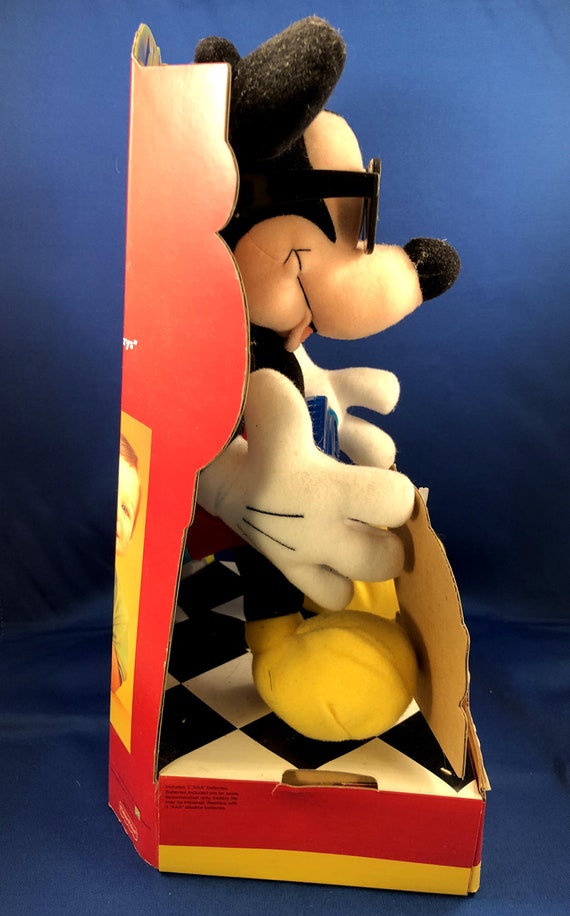 1999年　ミッキー ミニー　ぬいぐるみ　Tuney Bopper 1999 Mickey Mouse Tuney Bopper Doll - Etsy Canada