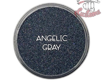 ANGELIC GRAY || Holographic Micro Fine Glitter, Solvent Resistant