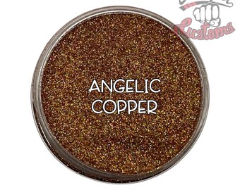 ANGELIC COPPER || Holographic Micro Fine Glitter, Solvent Resistant