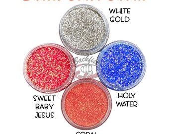 Sunset Beach Glitter Bundle || 4 - 1oz Glitters