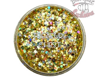 TREASURE CHEST || Transparent Chunky Mix, Solvent Resistant