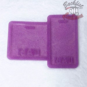 Custom LAB Medical Badge Backing 3in x 3in, 2.25in x 4.25in