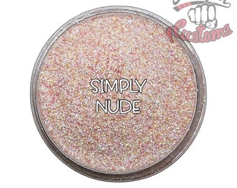 SIMPLY NUDE  || Transparent Fine Glitter, Solvent Resistant