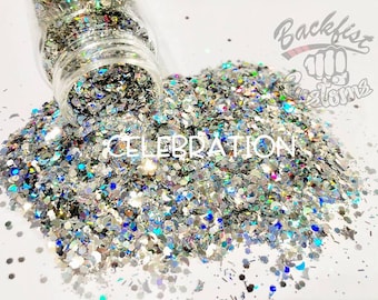 CELEBRATION || Opaque Chunky Glitter Mix, Solvent Resistant