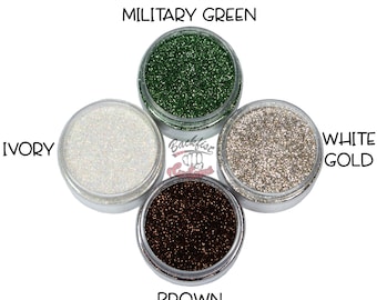 Camo Glitter Bundle || 4 - 1oz Glitters