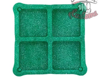 Custom NFC Tag Square Keychain Mold 4 in 1 || 1.75in