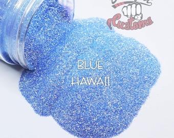 BLUE HAWAII  || TRANSPARENT Fine Glitter, Solvent Resistant