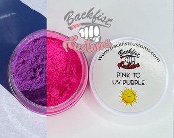 UV Pigment PINK to PURPLE || 10g jar