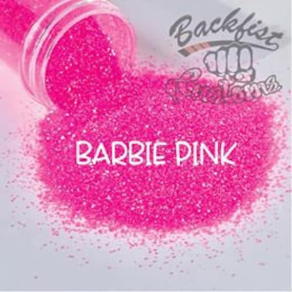 barbie pink glitter
