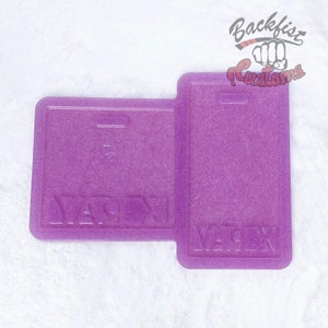 Custom X RAY Medical Badge Support 3in x 3in, 1.25in x 4.25in