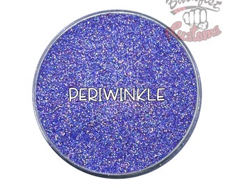 PERIWINKLE || Transparent Fine Glitter, Solvent Resistant