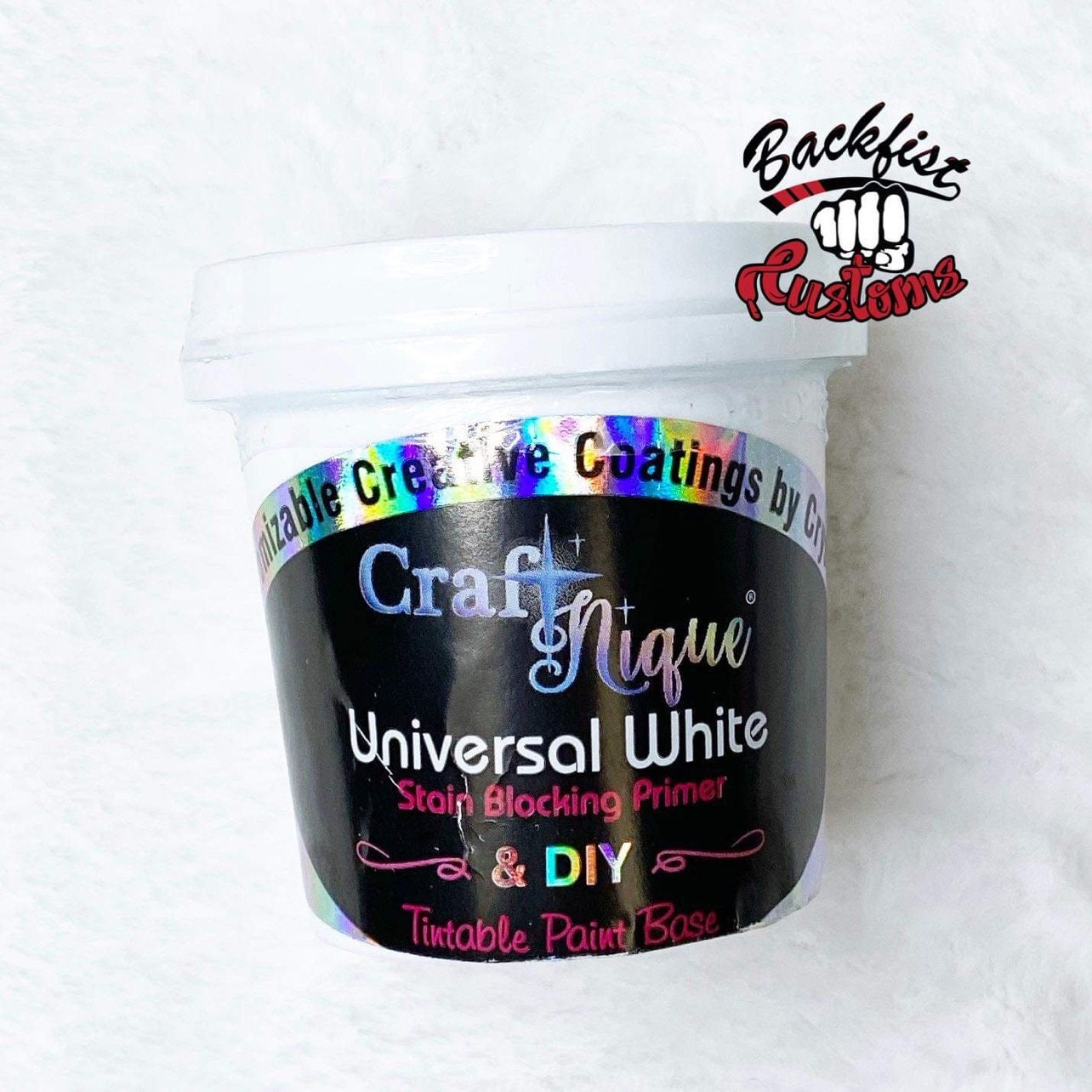 Crystalac Universal White DIY Tintable Paint Base, Primer & Top Coat