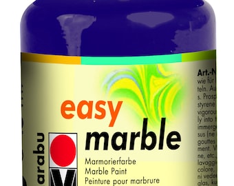 Aubergine || MARABU Easy MARBLE PAINT