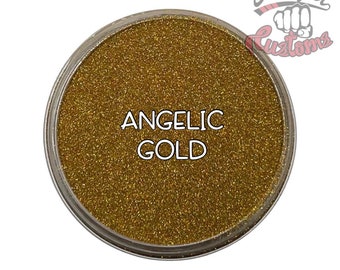 ANGELIC GOLD || Holographic Micro Fine Glitter, Solvent Resistant