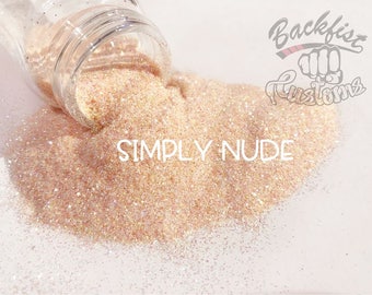 SIMPLY NUDE  || Transparent Fine Glitter, Solvent Resistant