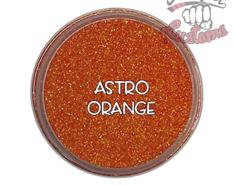 ASTRO ORANGE || Pearlescent Fine Glitter, Solvent Resistant