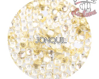 Glass Rhinestones || Jonquil || Flat Back Non-Hotfix