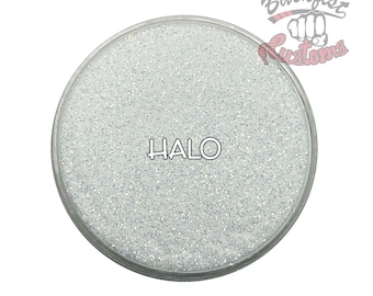 HALO || Transparent Fine Glitter, Solvent Resistant