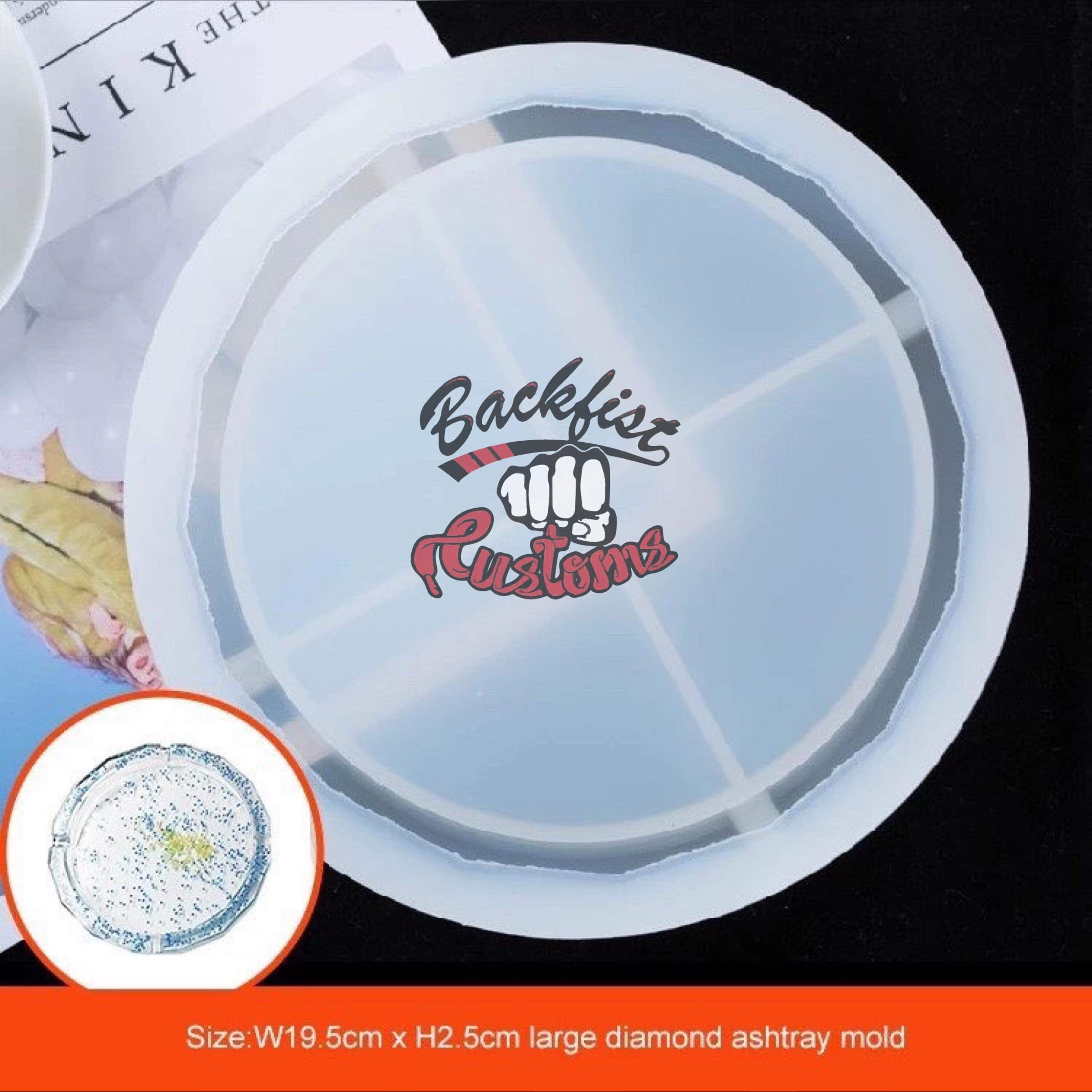 XL CIRCLE ASHTRAY Mold 19.5cm || 1 Silicone mold