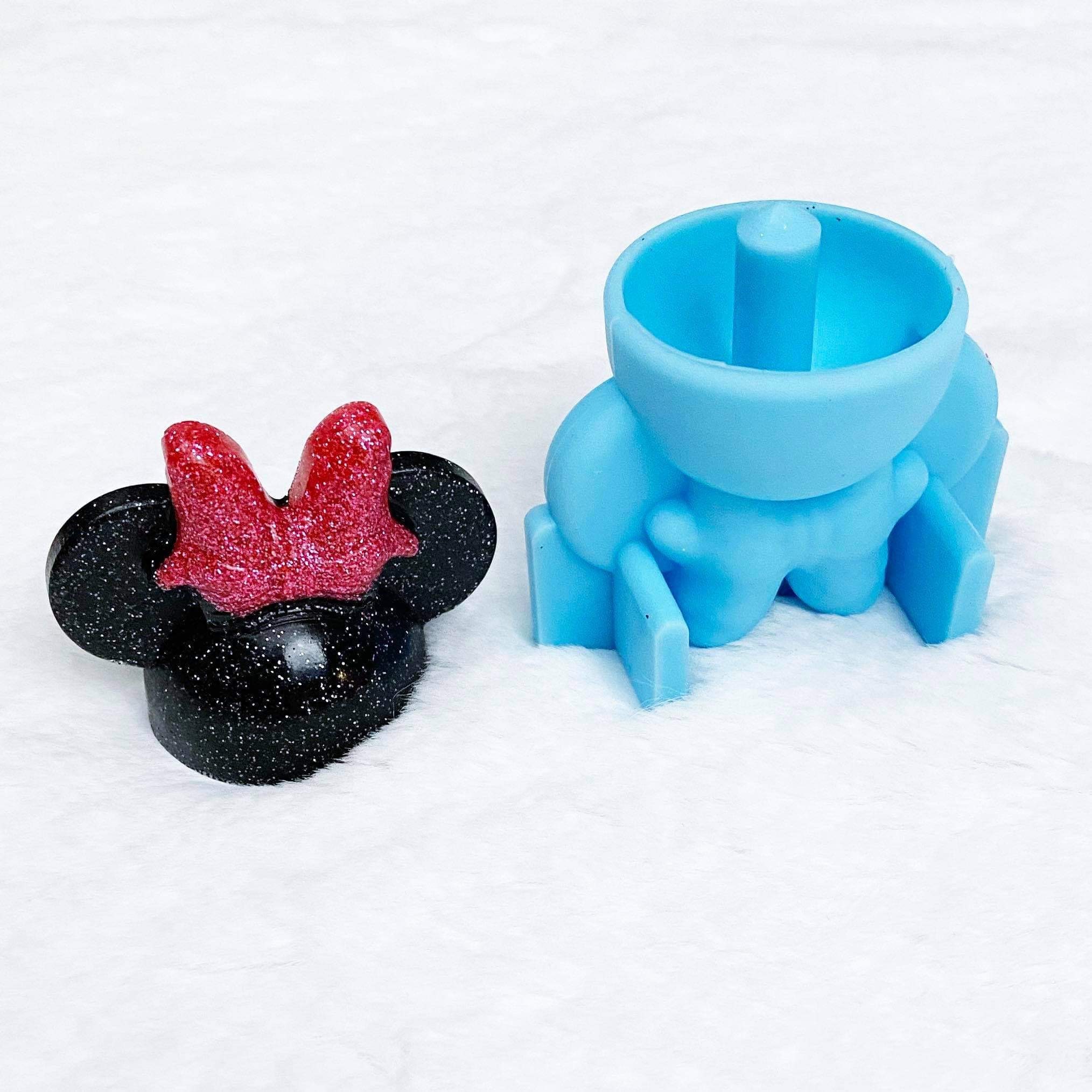 Mrs Mouse Head 2.0  STRAW TOPPER Silicone mold || *newest* Designed t…