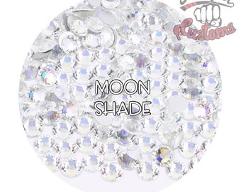 Glass Rhinestones || Moon Shade || Flat Back Non-Hotfix