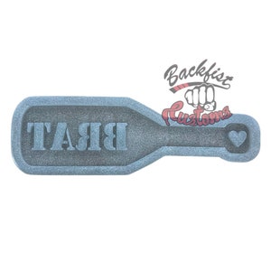 CUSTOM 1/2in Dicke BRAT PADDLE Mold 13in x 3,5in || macht 1/2in dickes Paddel