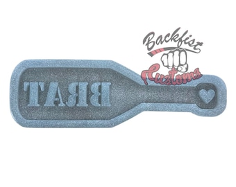 CUSTOM 1/2in Thick BRAT PADDLE Mold 13in x 3.5in || makes 1/2in thick paddle