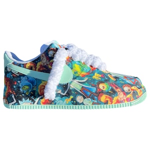rick and morty airforce ones