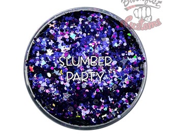 SLUMBER PARTY || Opaque Chunky Glitter Mix, Solvent Resistant