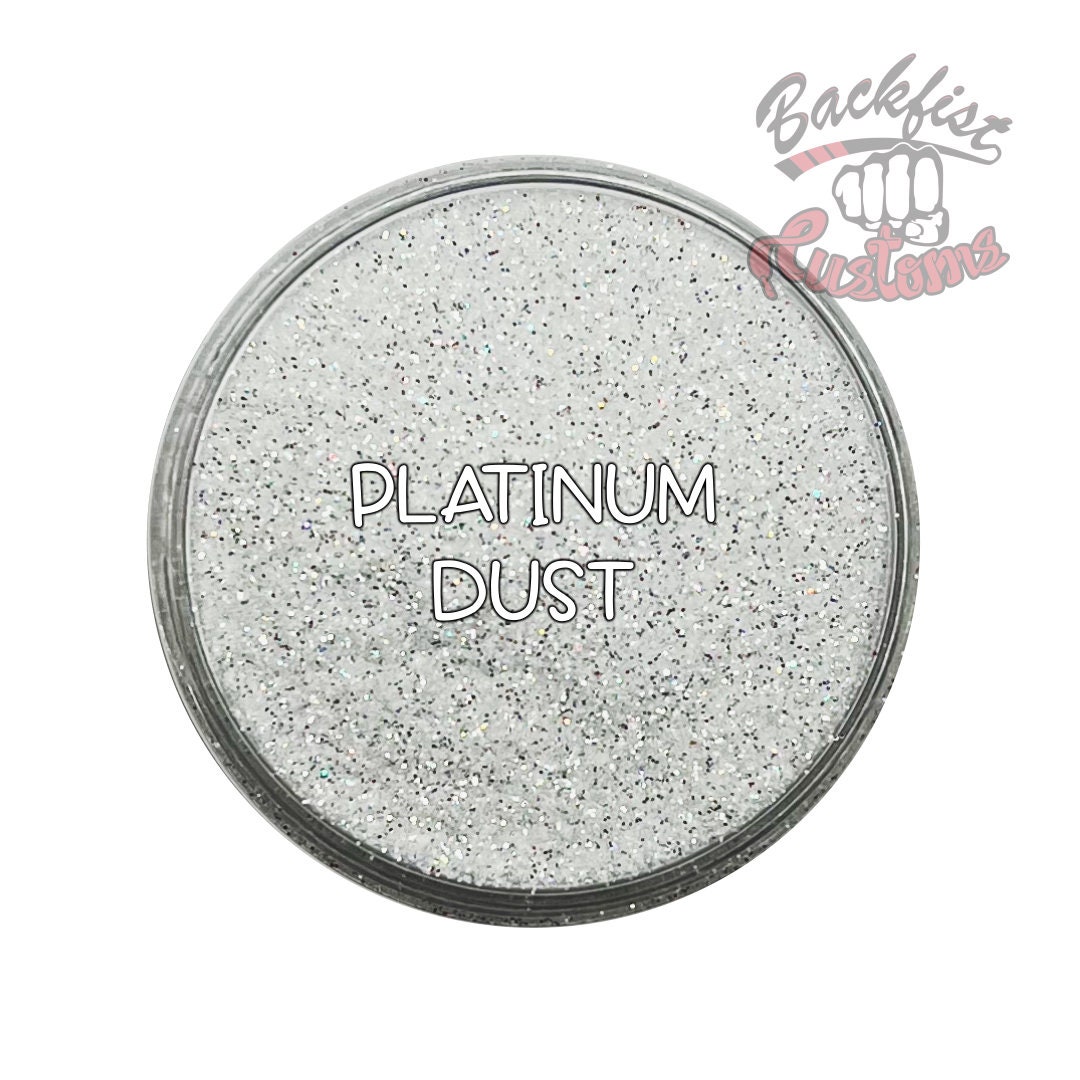 PLATINUM DUST Fine Glitter, Diamond Dust Replacement 