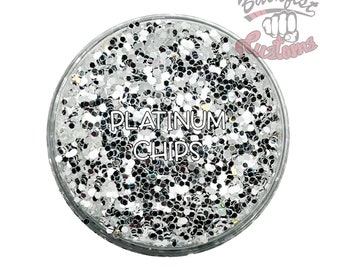 PLATINUM CHIPS ||  Fine Glitter, Diamond Dust Replacement