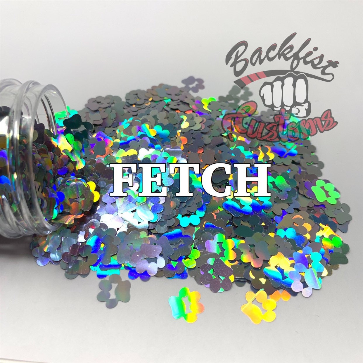 FETCH || Paw Print Shaped Glitter