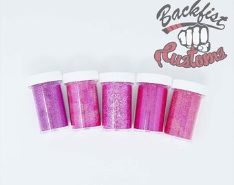 PINK : COLOR PALETTE || 5 - 2oz glitters chosen at random