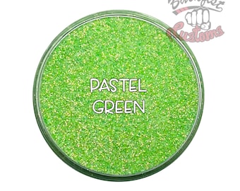 PASTEL GREEN ||  Fine Glitter, Solvent Resistant