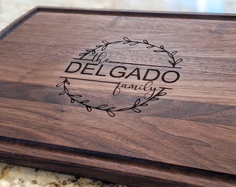 Personalized Cutting Board, Custom Cutting Board, Housewarming Gift, Personalized Gift, Kitchen Cutting Board, Engraved Gift