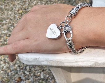 Actual Handwriting Bracelet, Personalized Cremation Bracelet, Personalized Memorial Bracelet, Signature Bracelet, Loss of Mother Father