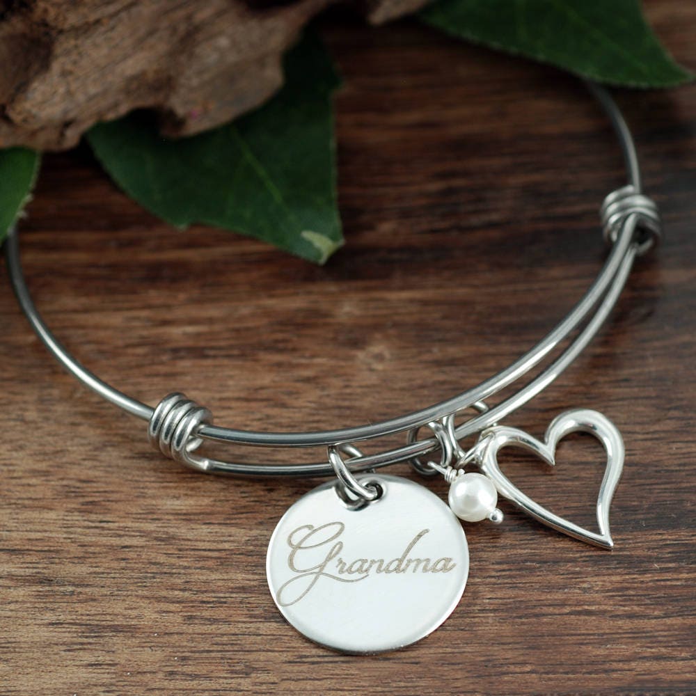 Grandmother Bracelet, Gift for Grandma, Personalized