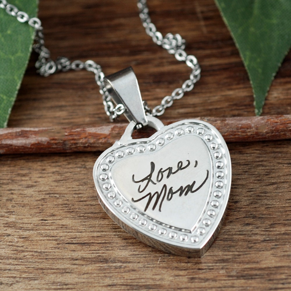 Actual Signature Necklace, Actual Handwriting Necklace, Custom