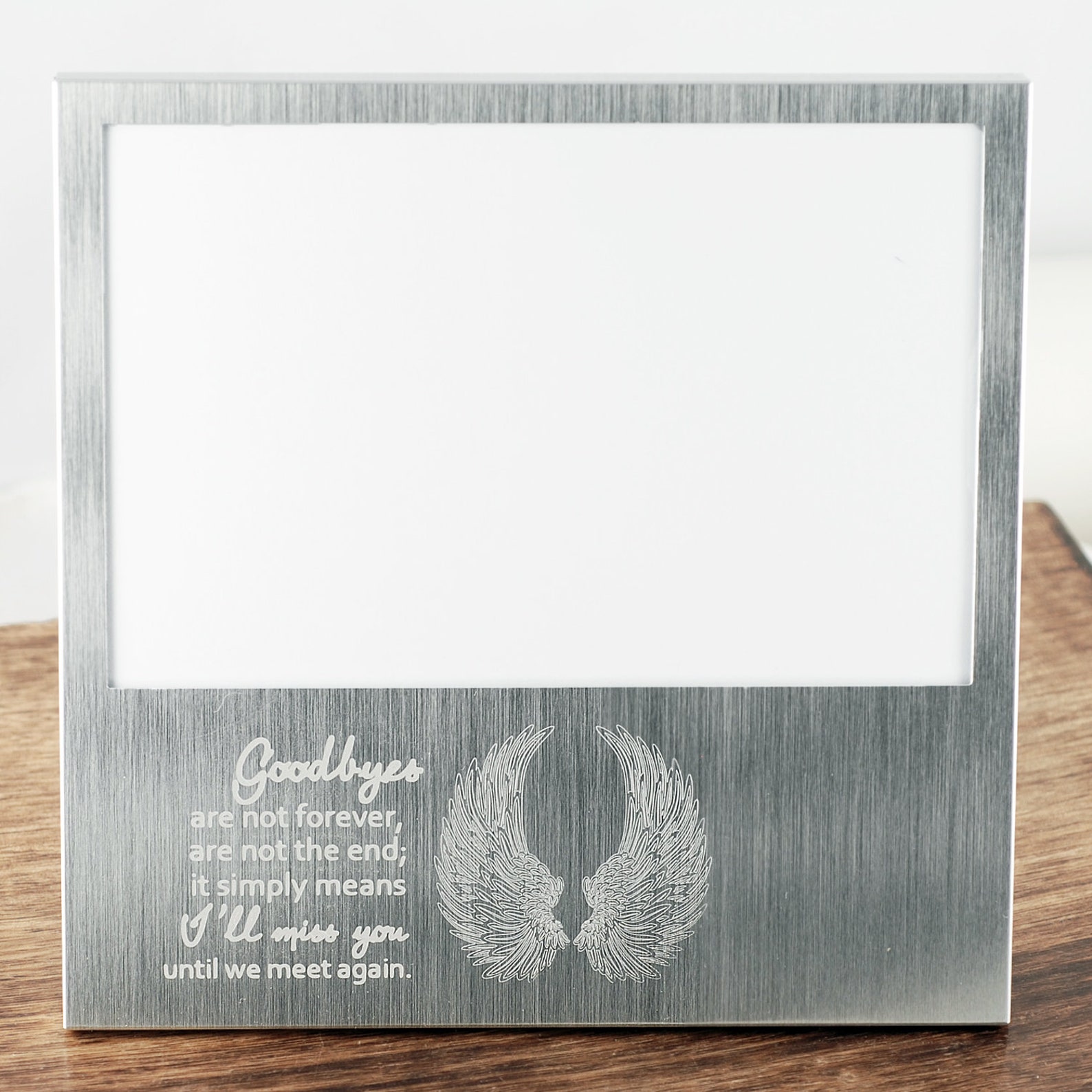 Engraved Memorial Picture Frame Engraved Frame Personalized Etsy