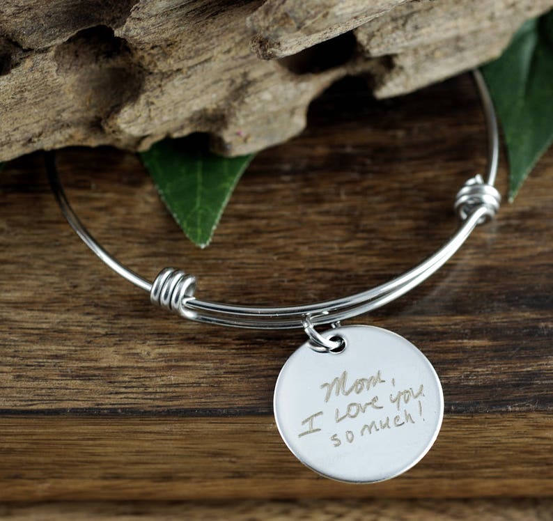 Custom Handwriting Jewelry Actual Handwriting Bracelet Etsy Custom handwriting jewelry actual handwriting bracelet etsy