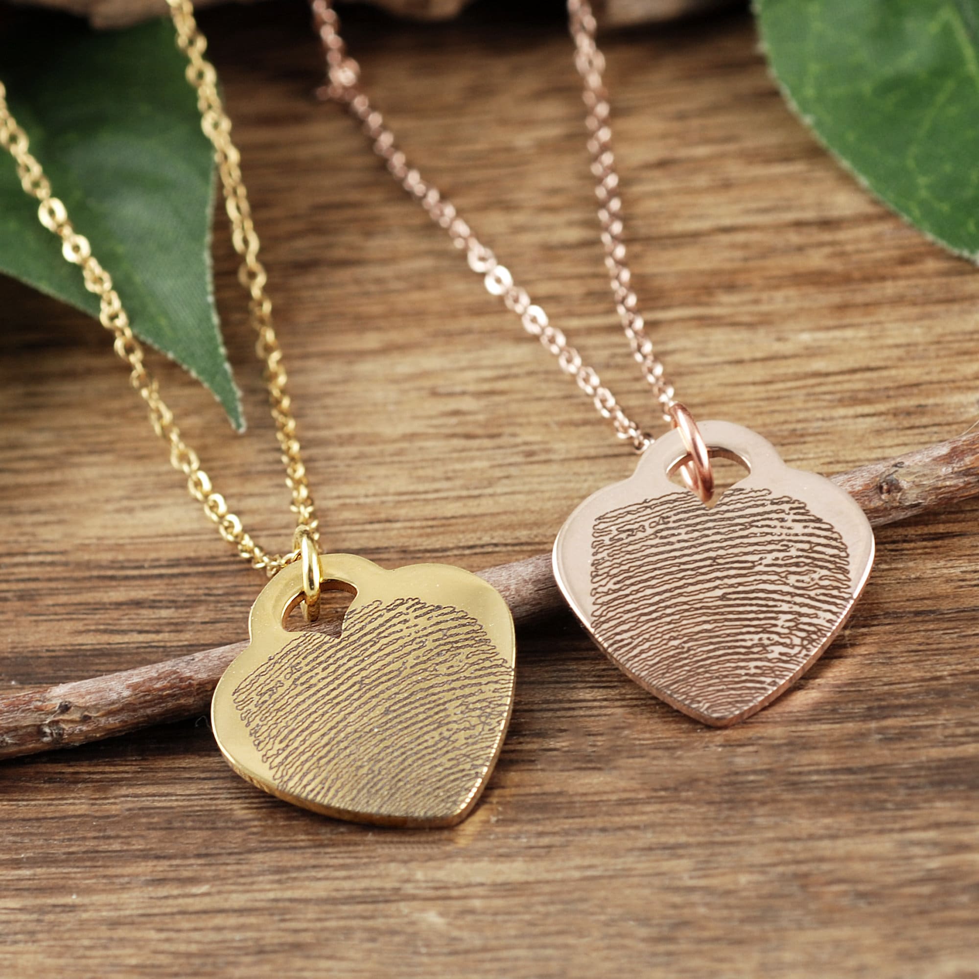 Fingerprint Handwriting Necklace Memorial Fingerprint Etsy UK