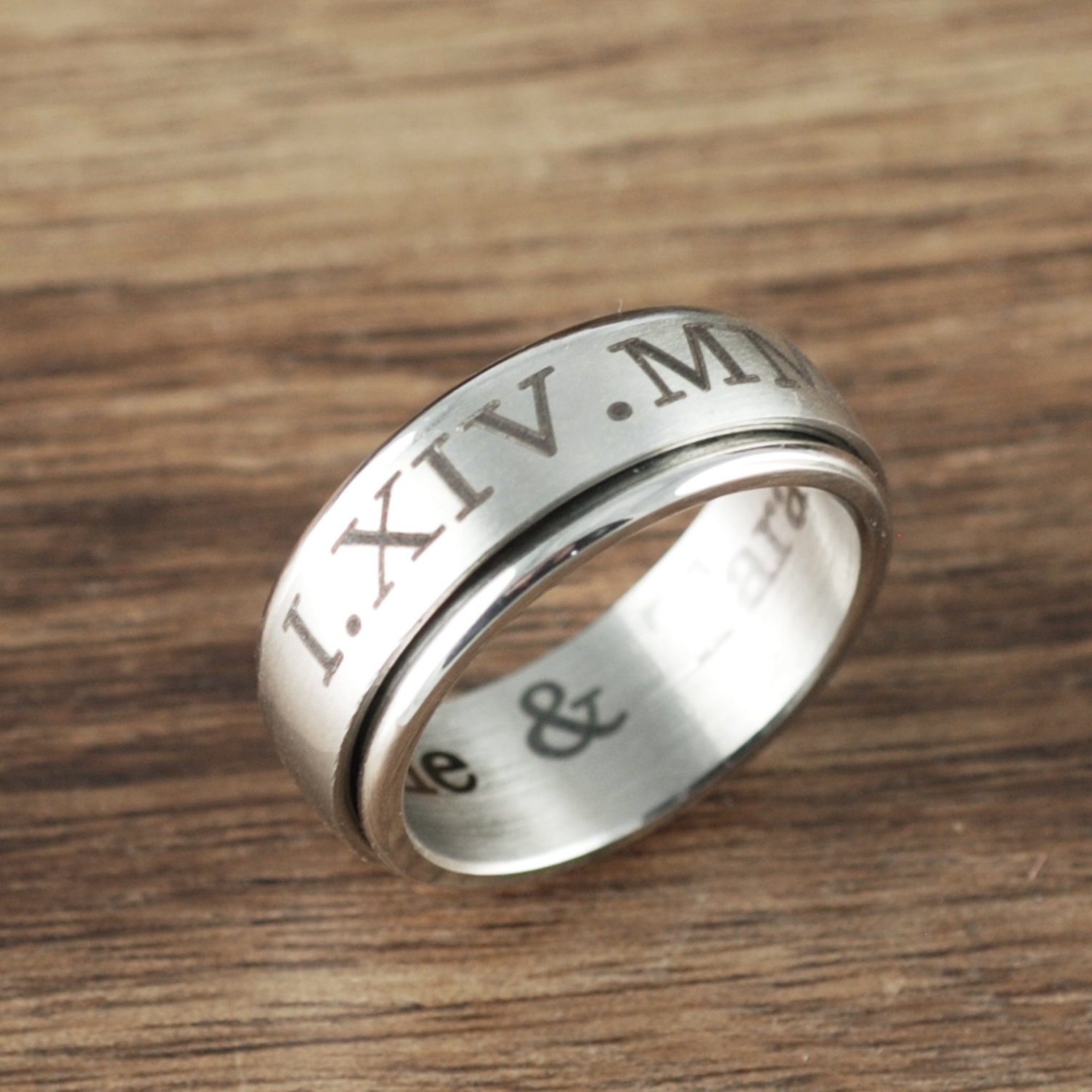 Personalized Engraved Rings Engraved Rings for Men Etsy